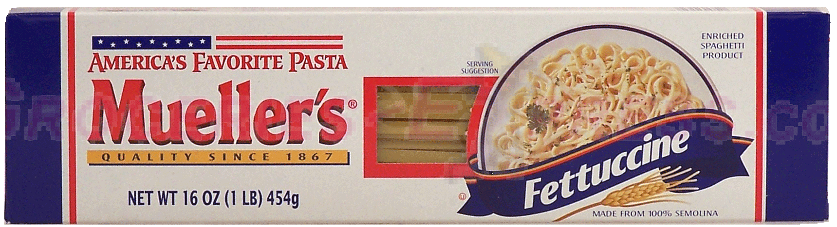 Mueller's Fettuccine fettuccine america's favorite pasta Full-Size Picture